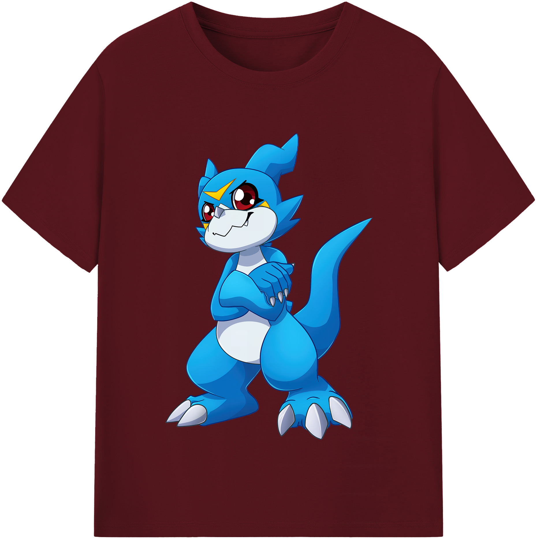 （画像用） Digimon デジタルモンスター/デジモン 綿100％半袖Tシャツ（フロントプリント）